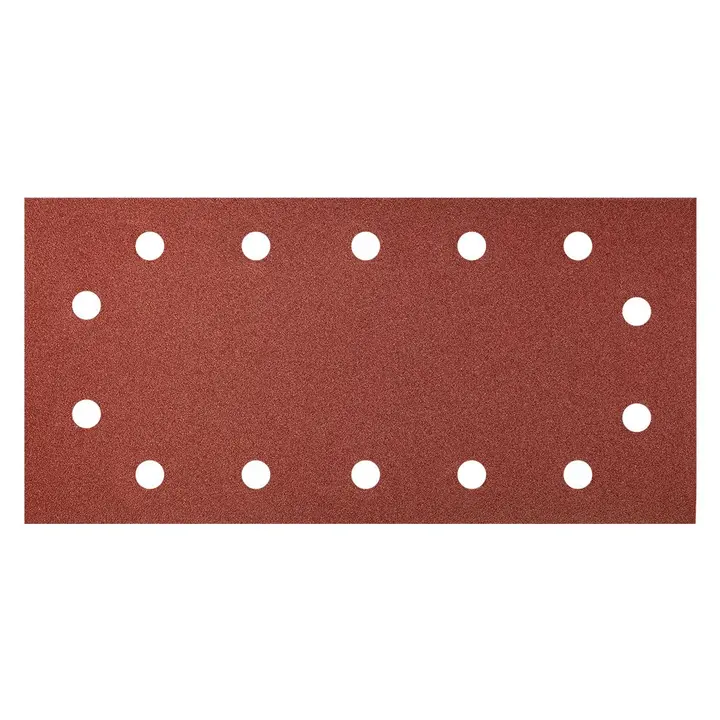 Zımpara kağıdı, cırt bantlı 115 x 230 mm, K240, 5 adet, delikli