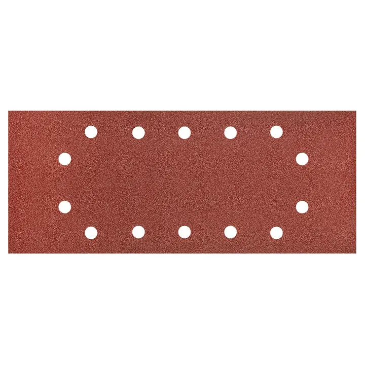 Zımpara kağıdı 115 x 280 mm, K100, 5 adet, delikli