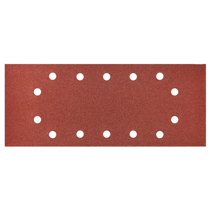 Zımpara kağıdı 115 x 280 mm, K240, 5 adet, delikli
