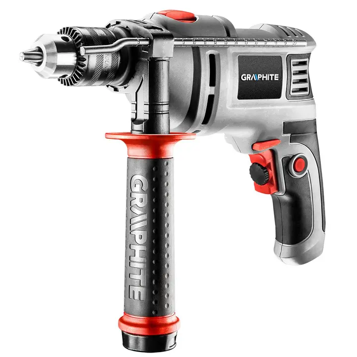 Darbeli matkap 650W, anahtarlı mandren 13 mm, hız 0-3000 dev/dk, çanta