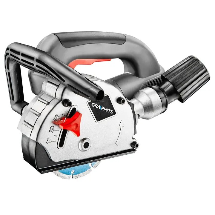 Duvar kanal açma makinesi 1320W, disk 125 x 22,2 mm, çanta