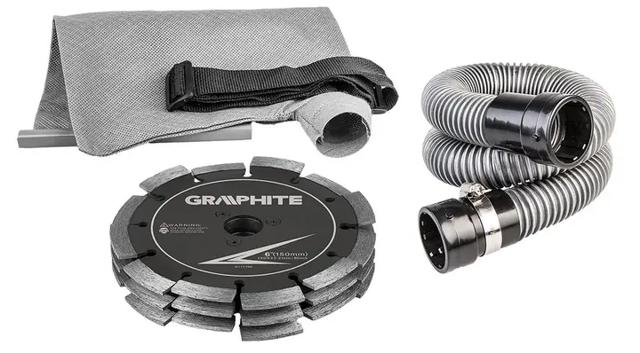 Duvar kanal açma makinesi 2400W, disk 150 x 22,2 mm, çanta