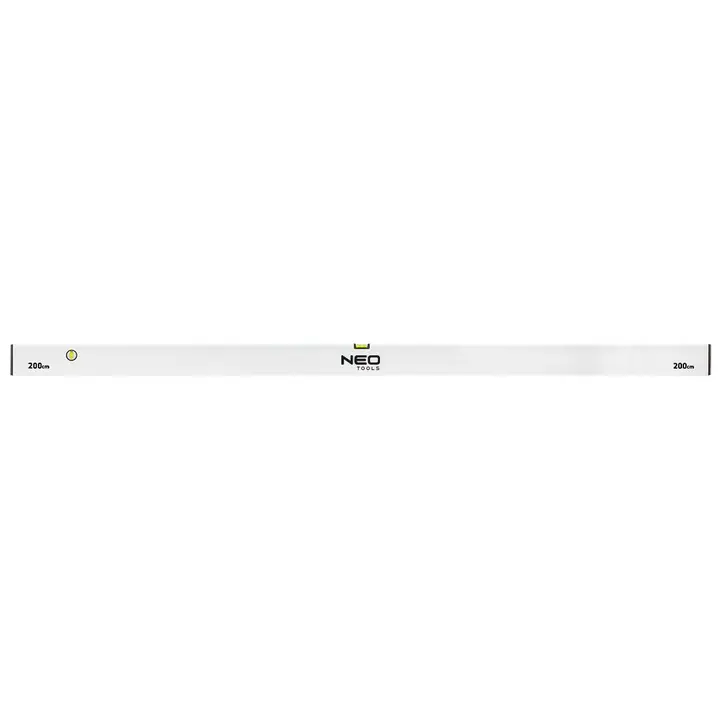 Geçiş cetveli, 200cm - 2 hava kabarcıklı: yatay ve dikey
