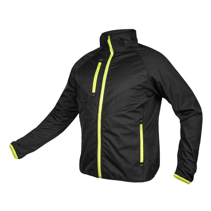 Mix&Match Softshell ceket, siyah ve sarı
