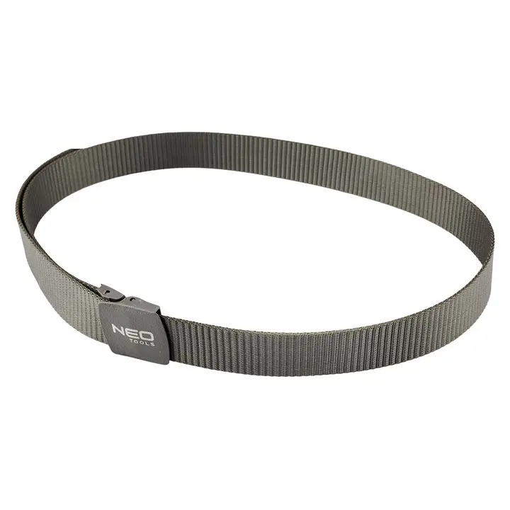 Pantolon kemeri, metalsiz, gri, 130 cm uzunluğunda
