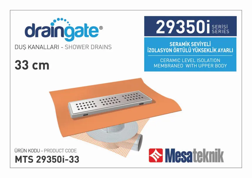 MTS 29350i Seramik Seviyeli İzolasyon Örtülü Yükseklik Ayarlı