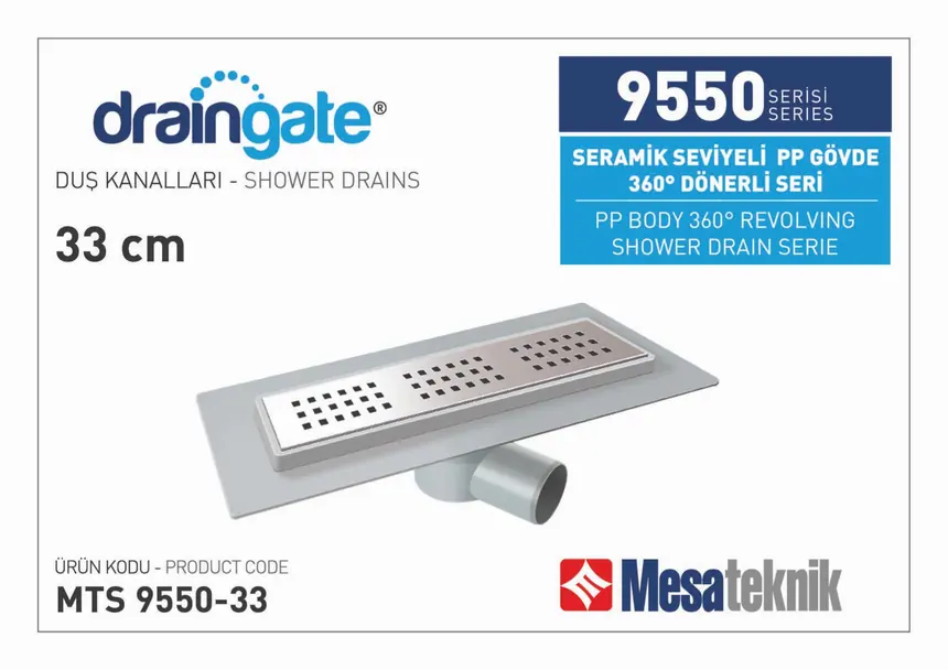 MTS 9550 Seramik Seviyeli 360º Dönerli Seri