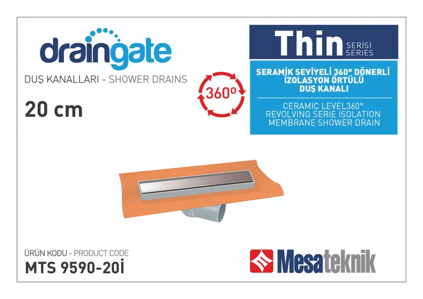 MTS 9590I Thin Serisi 360º Dönerli Izolasyon Ortülü