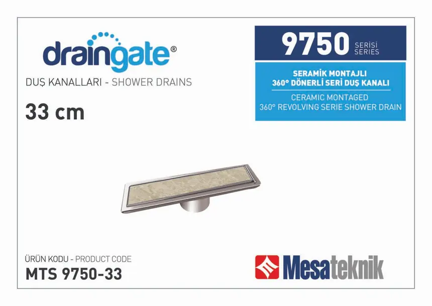 MTS 9750 Seramik Montajlı 360º Dönerli Seri