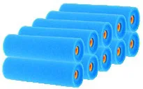 2'li Gözeneksiz (Pore 0) Microfinish İçbükey Mini Rulo Yünü Paketi, 11 cm